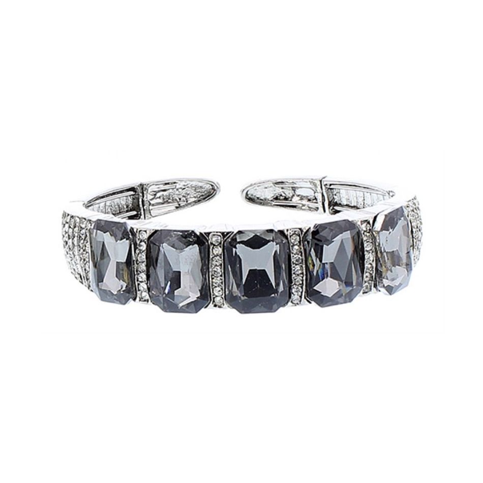 PULSERA METAL CRISTALES