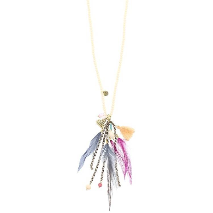 LONG NECKLACE WITH PENDANT BEADS