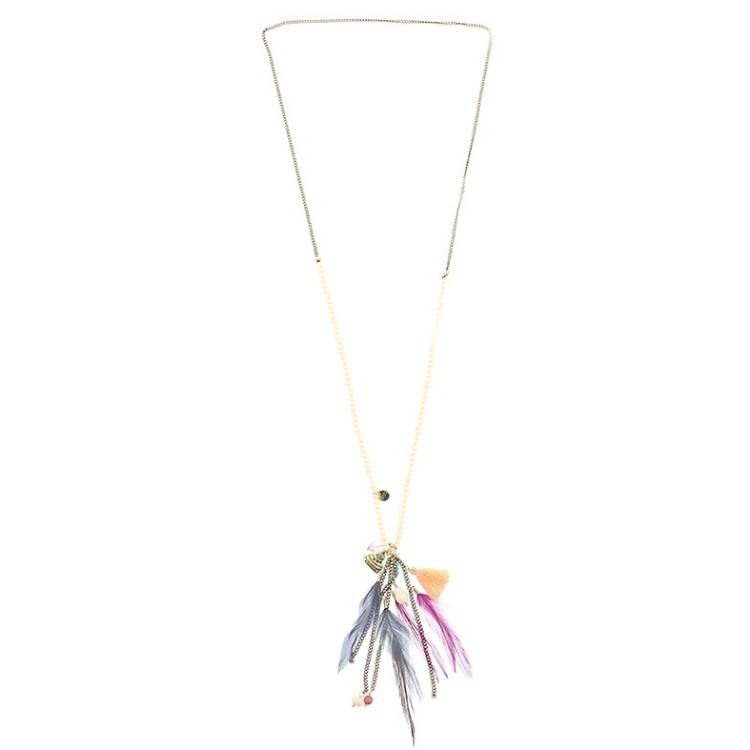 LONG NECKLACE WITH PENDANT BEADS 2