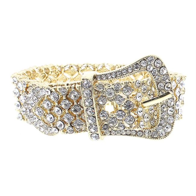 PULSERA HEBILLA CRISTALES
