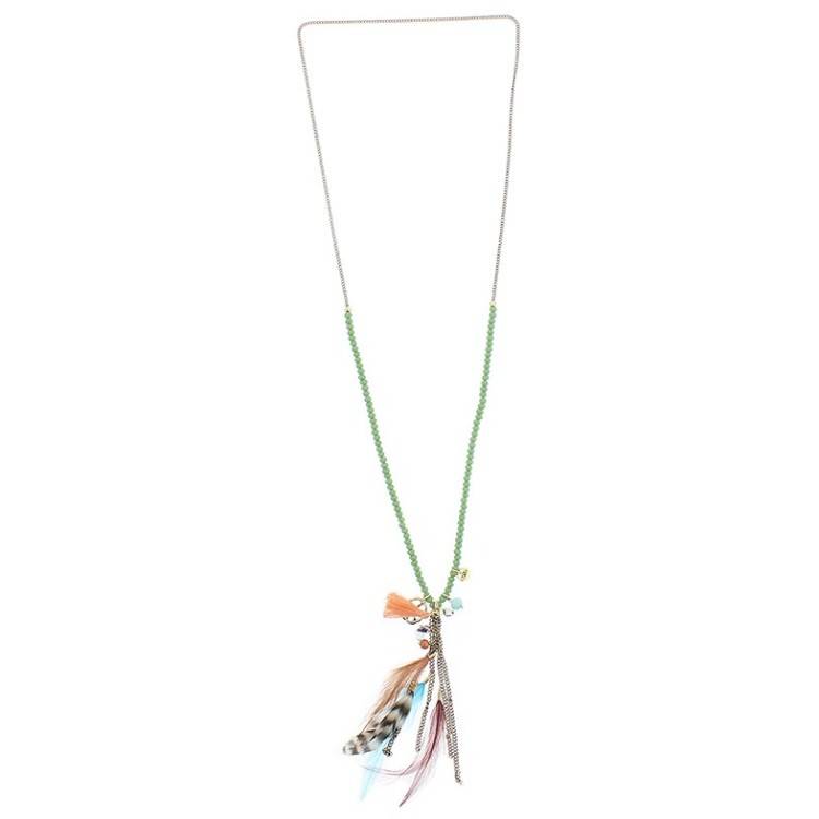 LONG NECKLACE WITH PENDANT BEADS