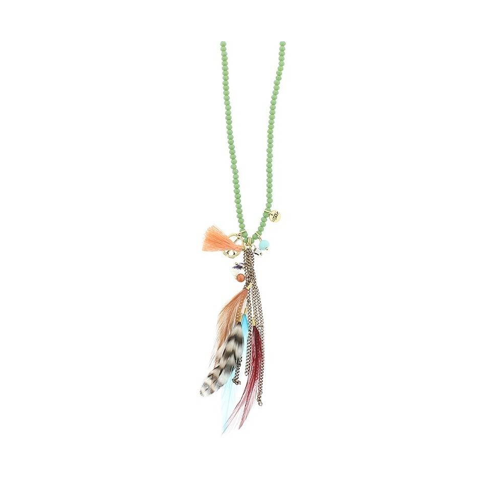 LONG NECKLACE WITH PENDANT BEADS