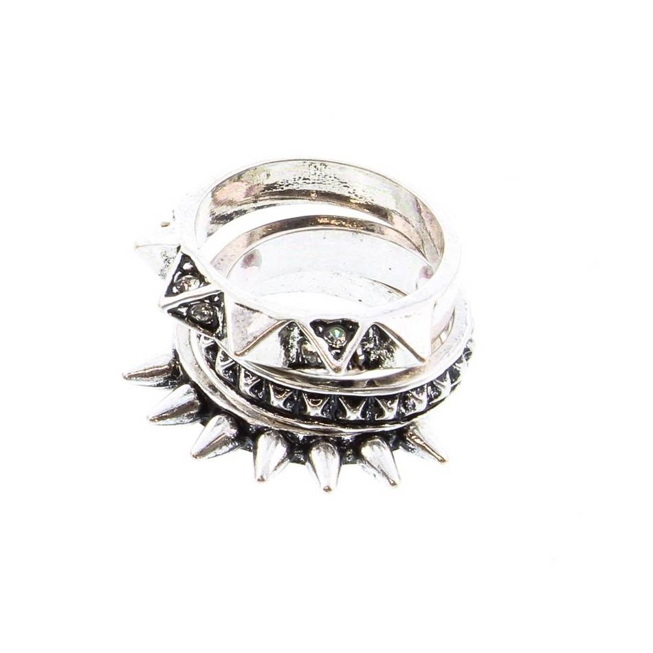 ANILLO SET 3 METAL PINCHOS TALLAS VARIADAS