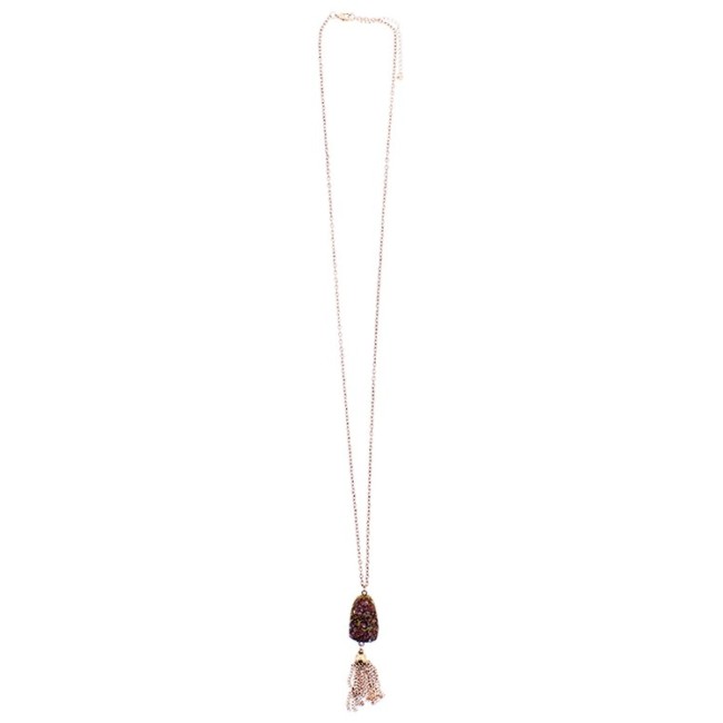 COLLAR LARGO COLG. MENERAL FLECO
