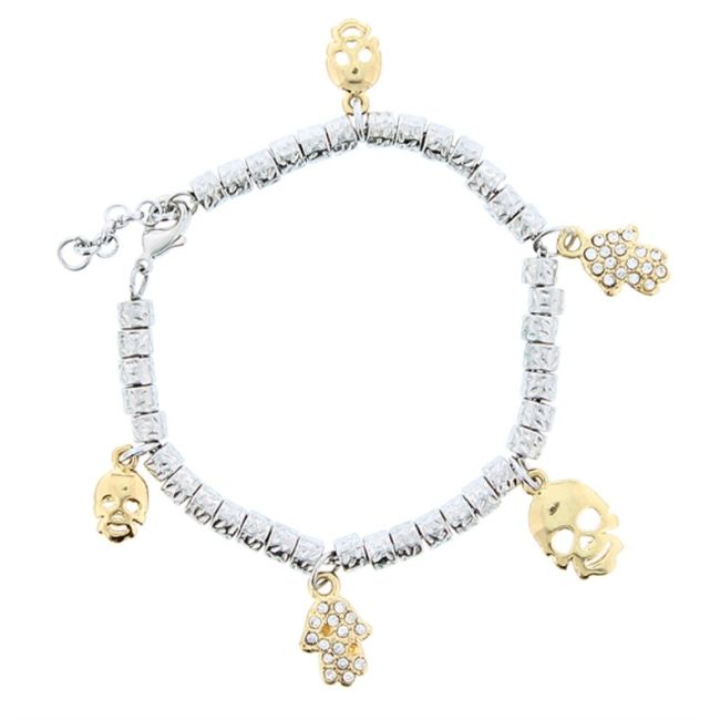 PENDANT METAL BEADS BRACELET