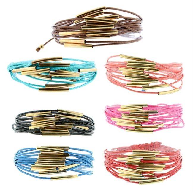 PULSERA CORDONES METAL