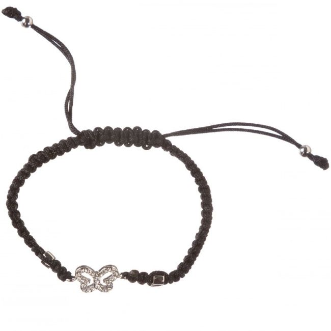 MACRAMÉ METAL BOW BRACELET