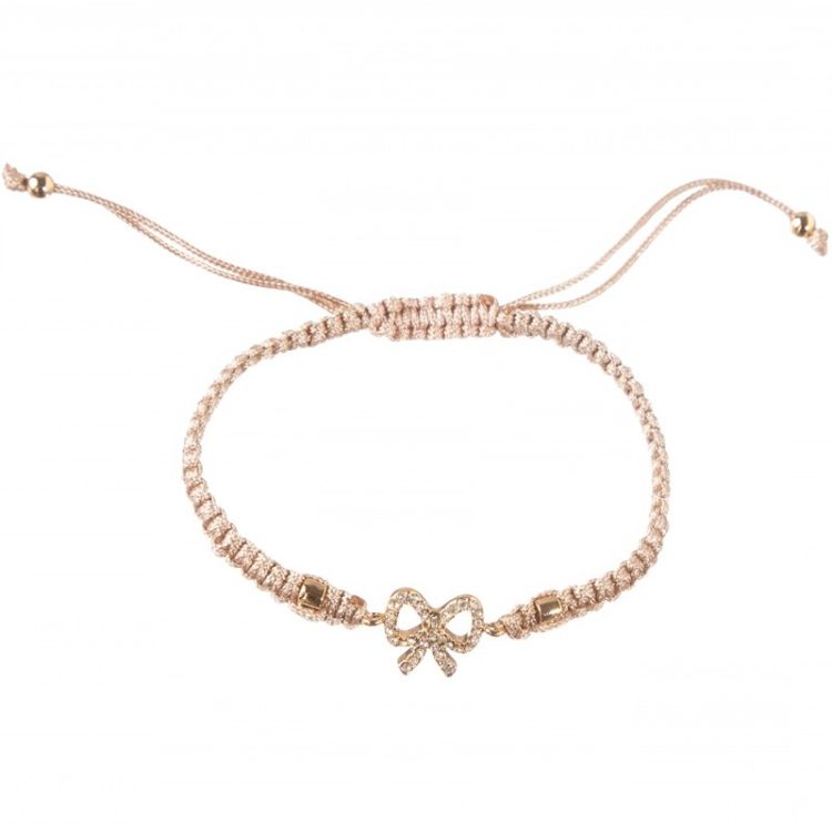 MACRAMÉ METAL BOW BRACELET 2