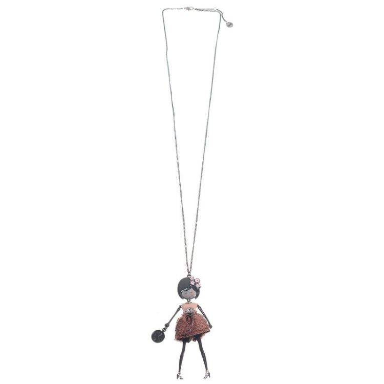 LONG PENDANT NECKLACE CARINE DOLL
