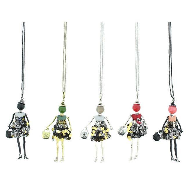 LONG PENDANT NECKLACE DOLL