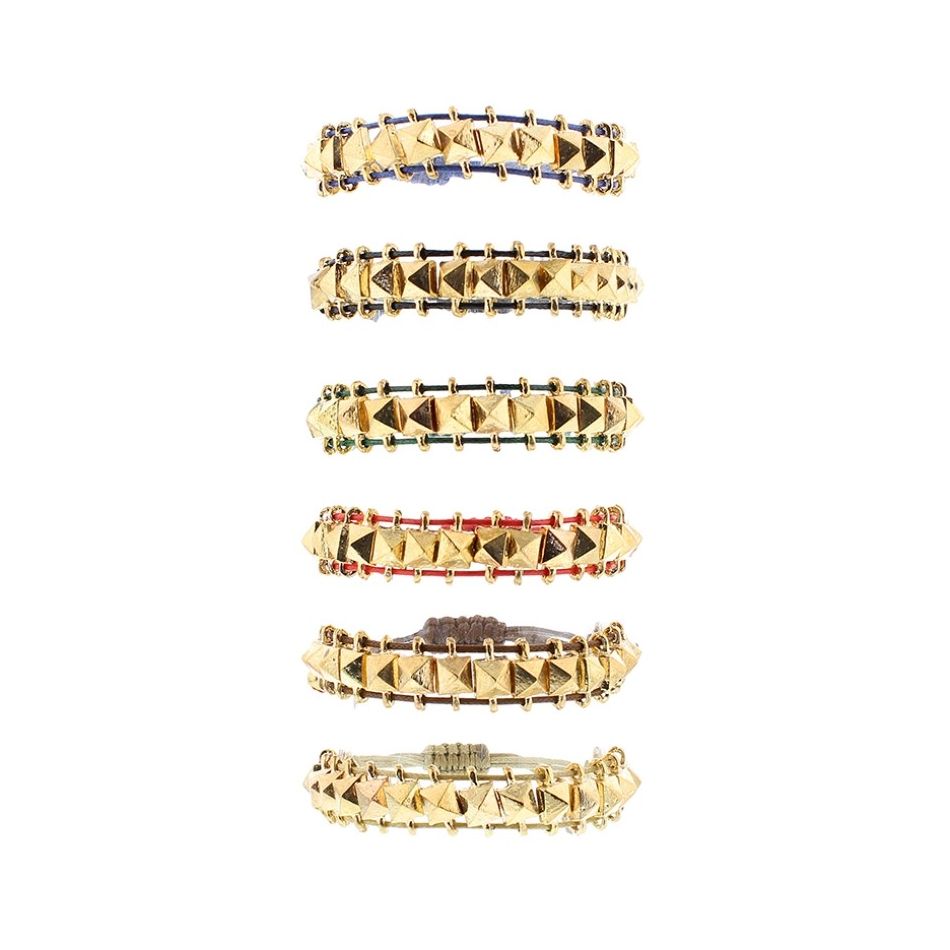 PULSERA MACRAMÉ PINCHOS