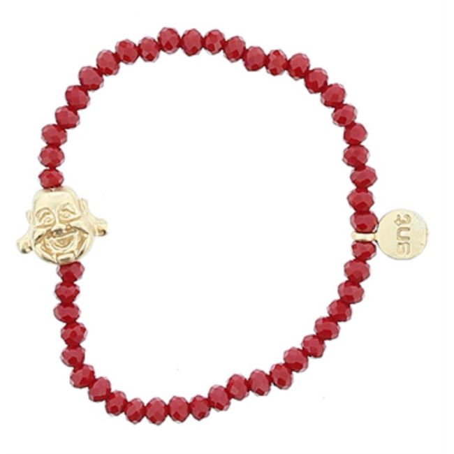PULSERA CUENTAS FACETADAS BUDA