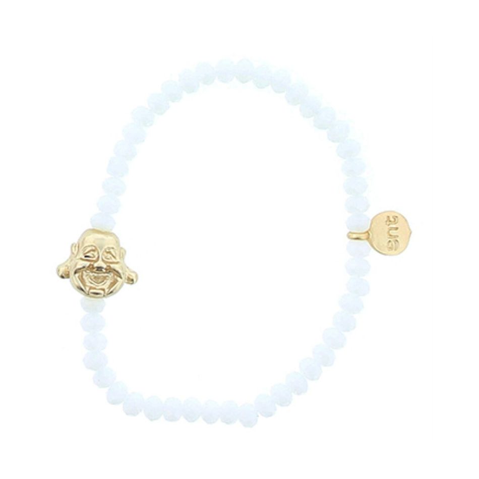 PULSERA CUENTAS FACETADAS BUDA