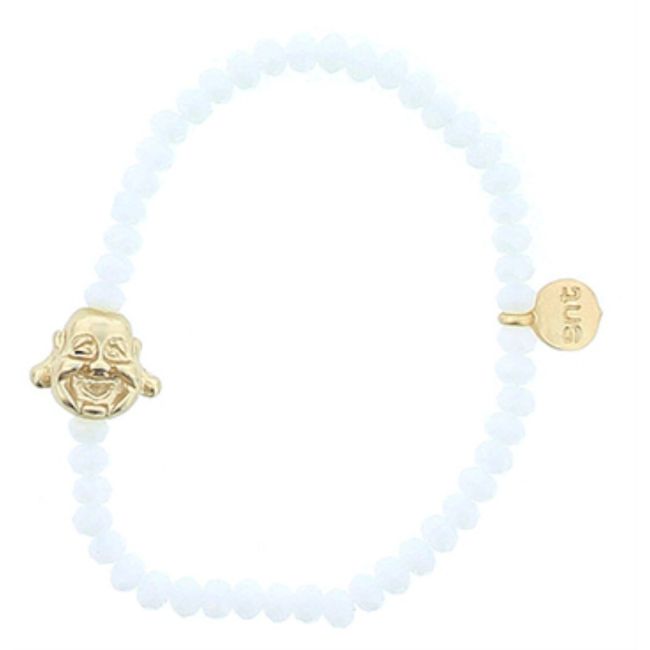 PULSERA CUENTAS FACETADAS BUDA