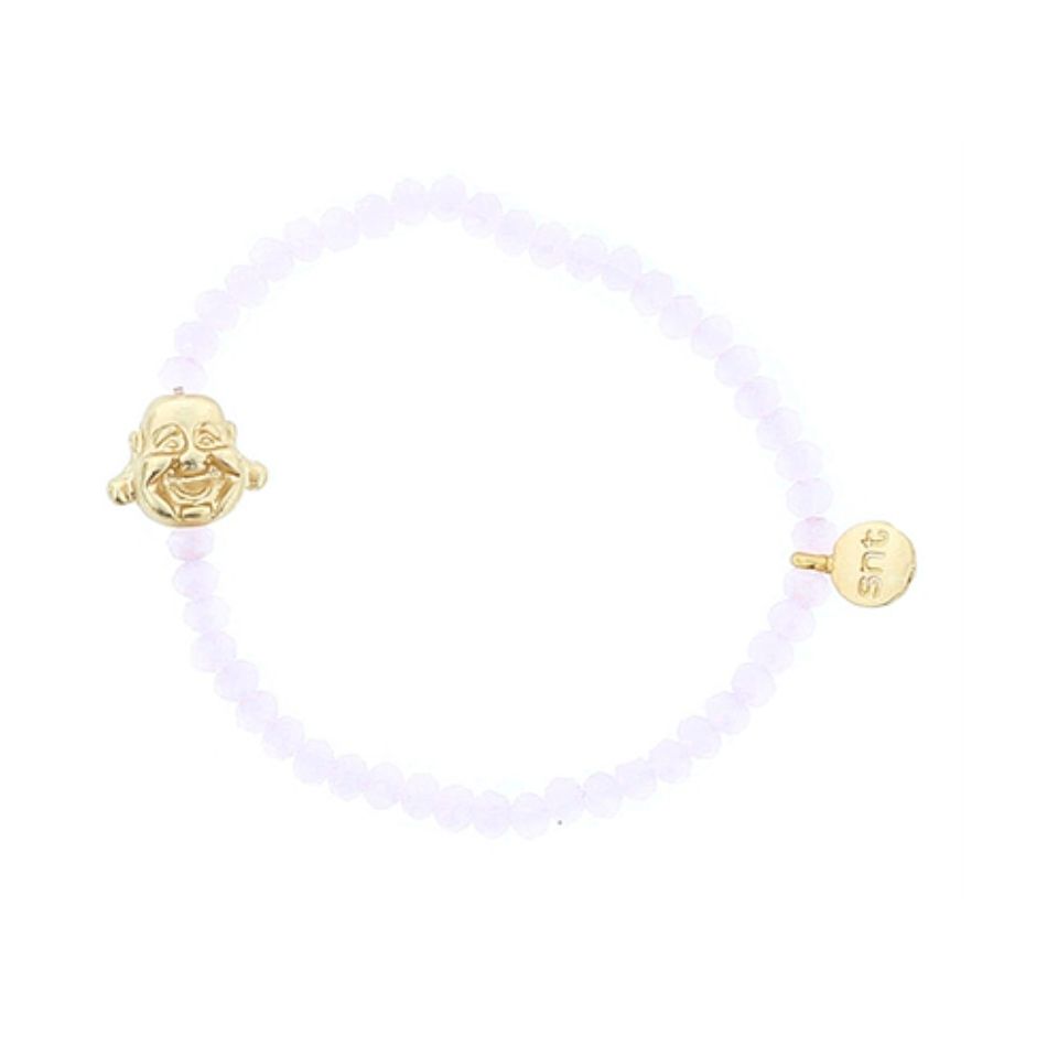 PULSERA CUENTAS FACETADAS BUDA