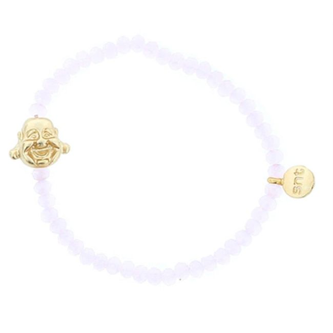 BUDDHA FACETED BEADS BRACELET