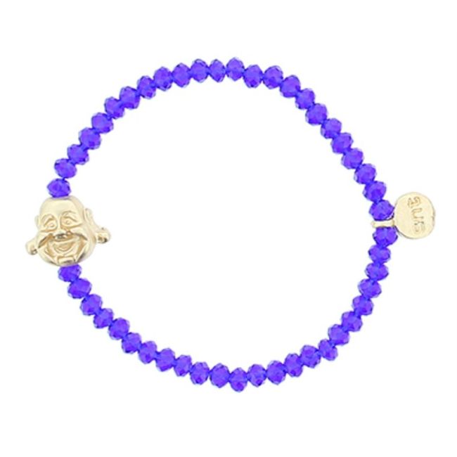 BUDDHA FACETED BEADS BRACELET