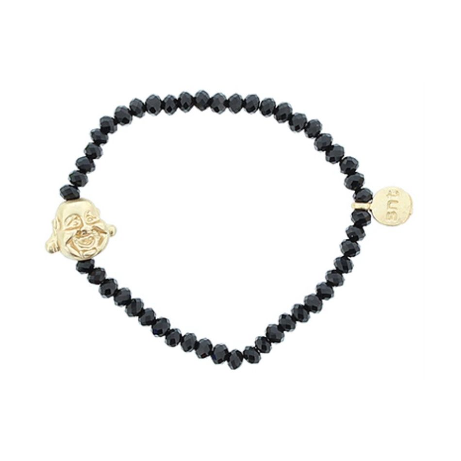 BUDDHA FACETED BEADS BRACELET