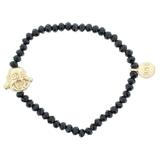 BUDDHA FACETED BEADS BRACELET