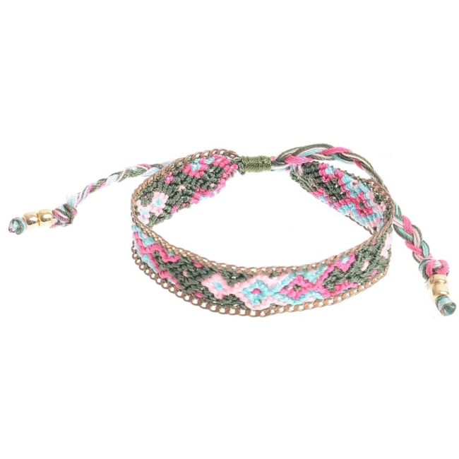 PULSERA  ÉTNICA MACRAMÉ