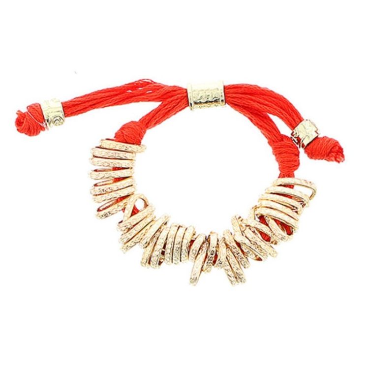 METAL BEADS LACE BRACELET 2