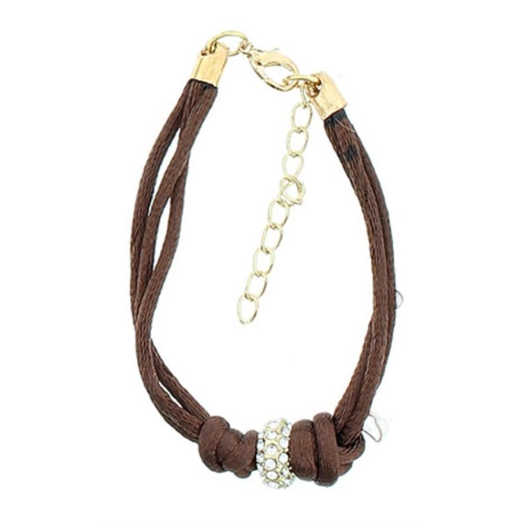 METAL CRYSTAL LACE BRACELET