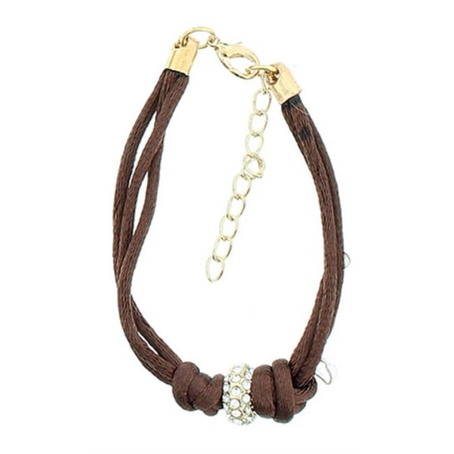 METAL CRYSTAL LACE BRACELET