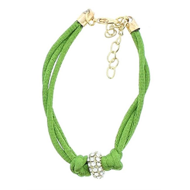 METAL CRYSTAL LACE BRACELET