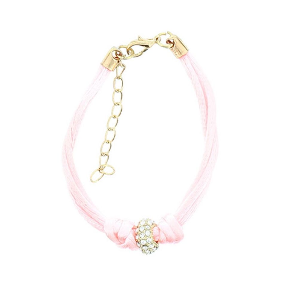 METAL CRYSTAL LACE BRACELET