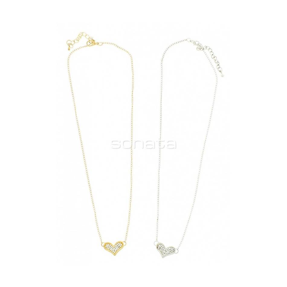 METAL CRYSTALS NECKLACE