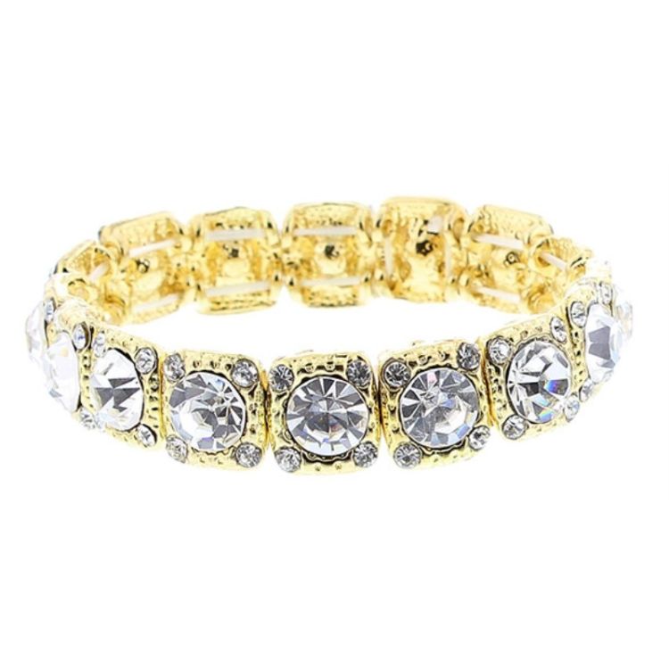 CRYSTAL METAL BRACELET