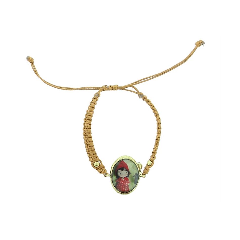 ENAMEL METAL MACRAME BRACELET