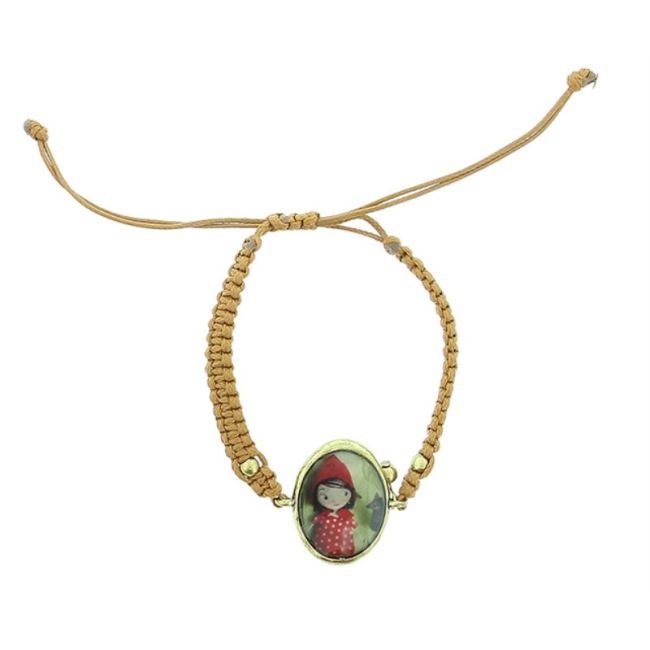 ENAMEL METAL MACRAME BRACELET