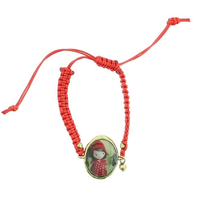 ENAMEL METAL MACRAME BRACELET