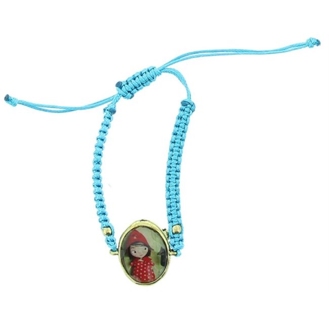 ENAMEL METAL MACRAME BRACELET