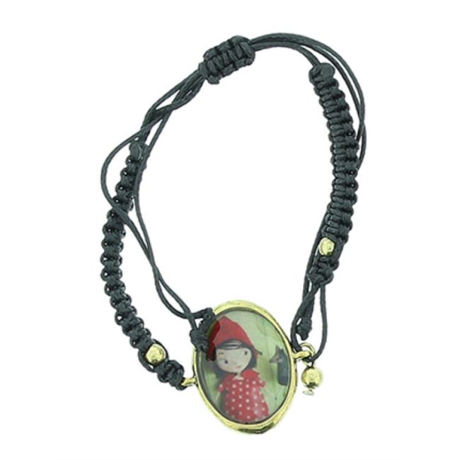 ENAMEL METAL MACRAME BRACELET