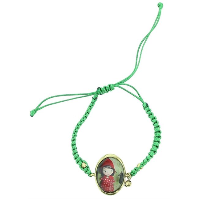 ENAMEL METAL MACRAME BRACELET