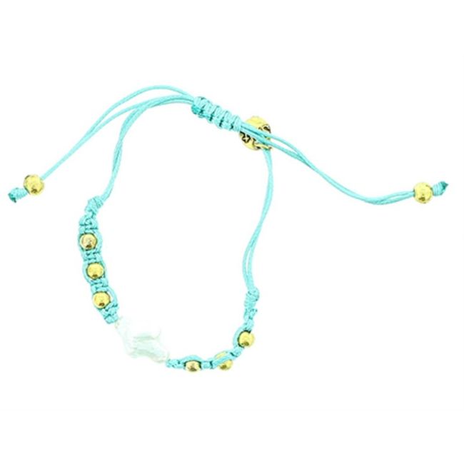 IMI METAL BEADS MACRAMÉ BRACELET. CULT PEARL