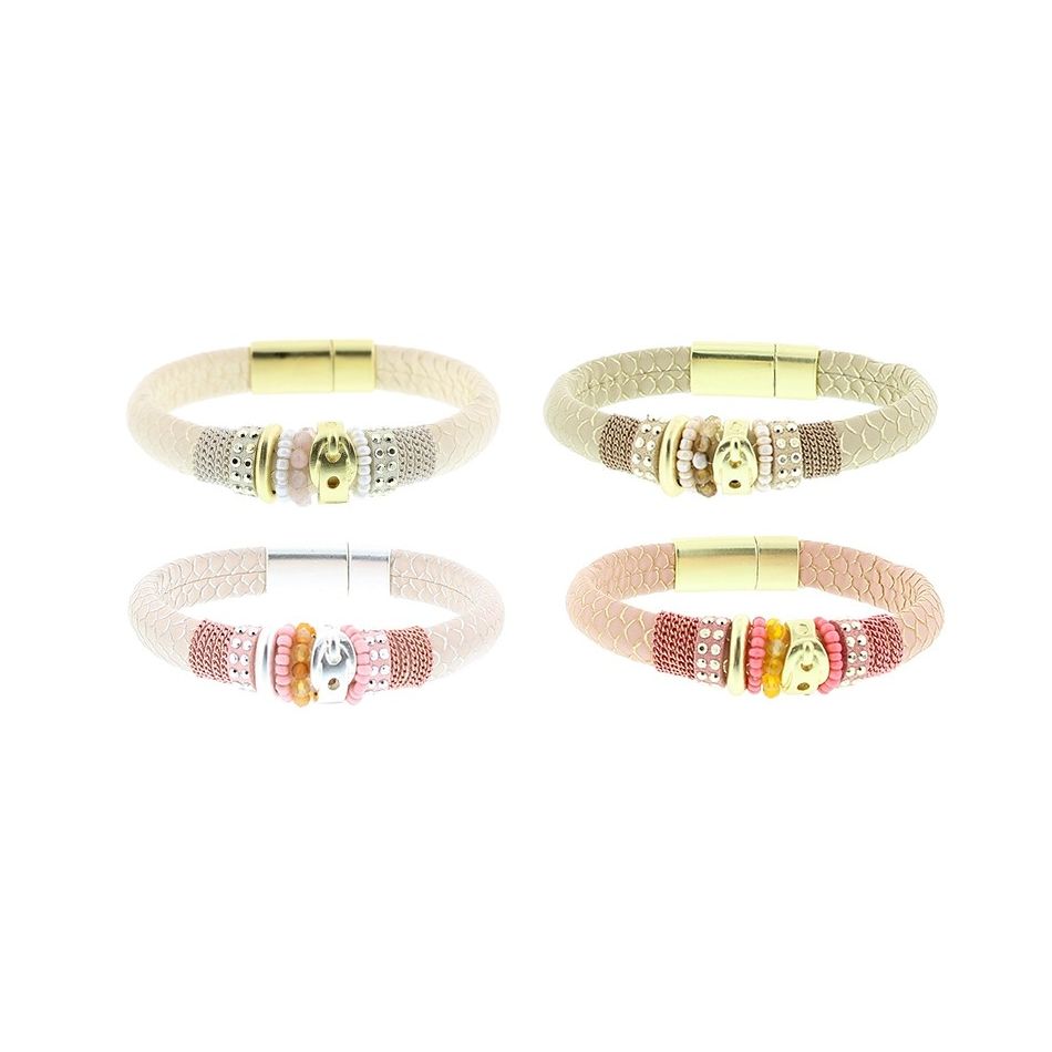PULSERA CIERRE IMÁN CUENTAS