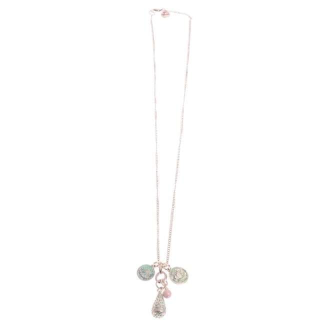 COLLAR LARGO COLG. METAL ENVEJECIDO