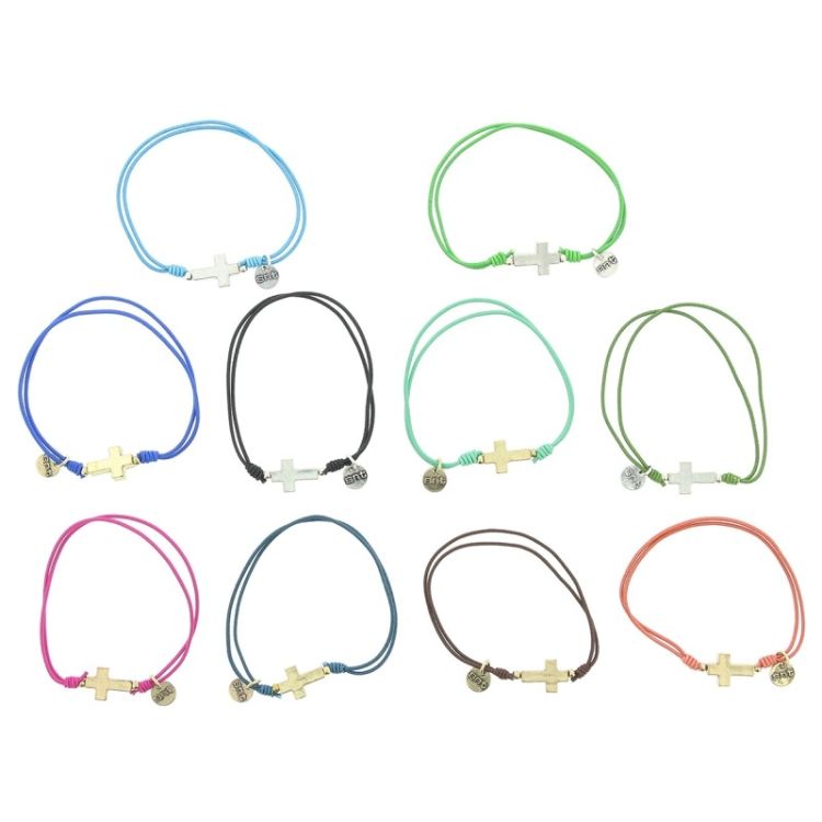 PULSERA GOMITA CUENTAS METAL 2