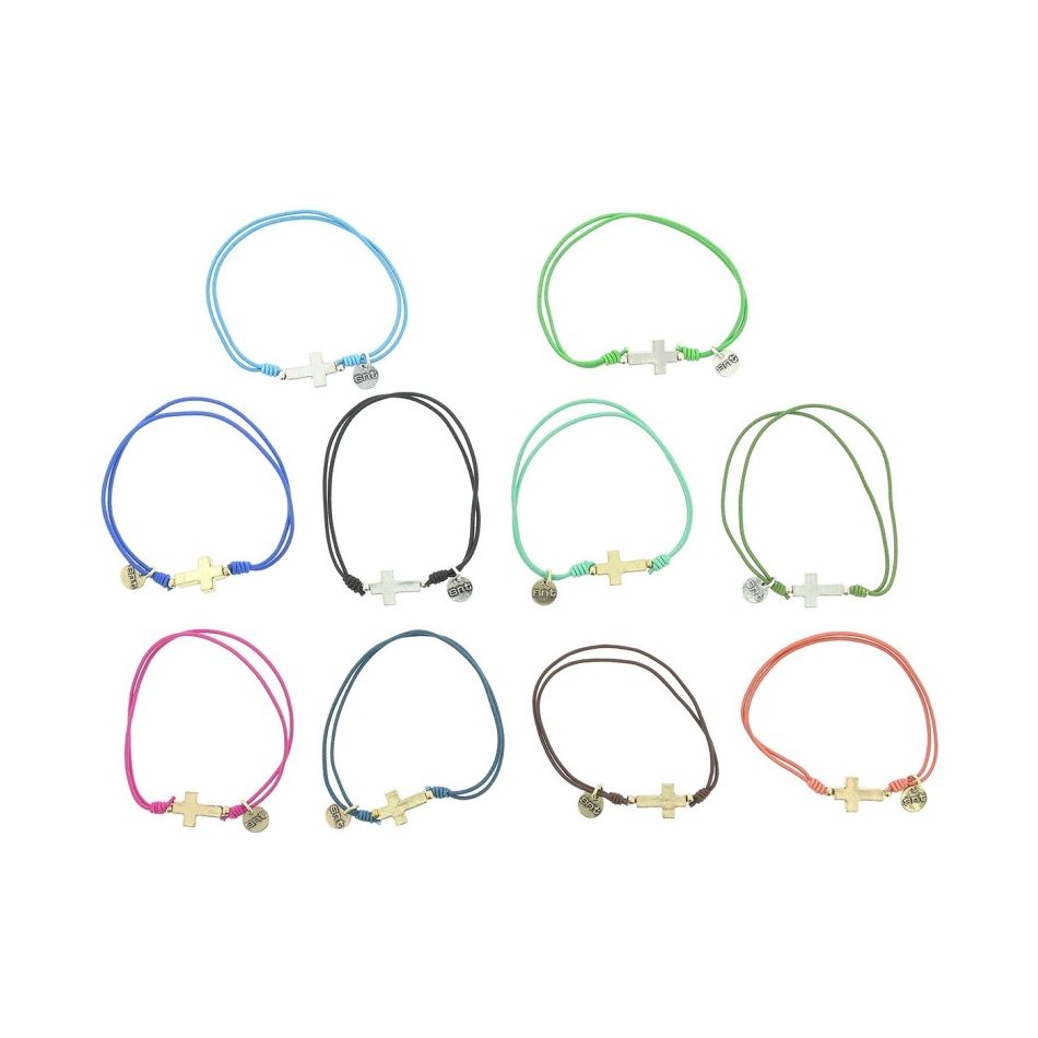 PULSERA GOMITA CUENTAS METAL