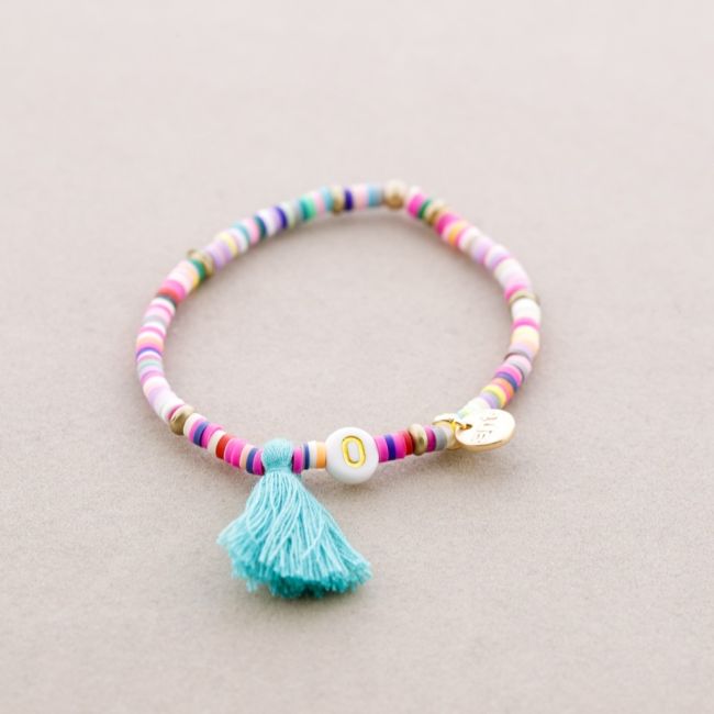 INITIAL FIMO ELASTIC BRACELET