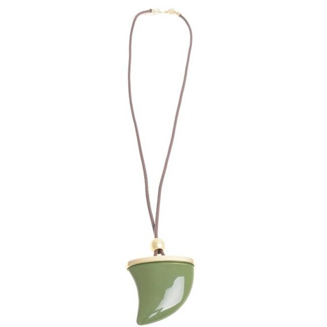 COLLAR LARGO COLG. METAL RESINA