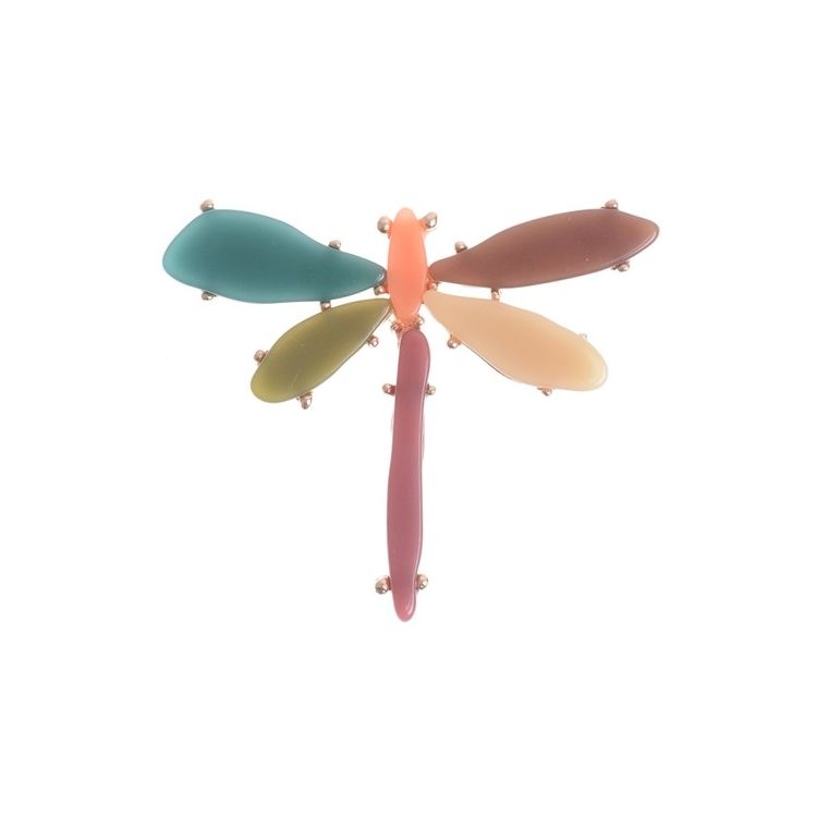 METAL RESIN BROOCH