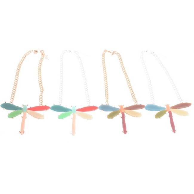 METAL RESIN PENDANT SHORT NECKLACE