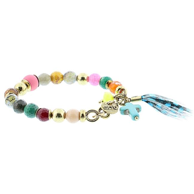 METAL STONE BEADS BRACELET