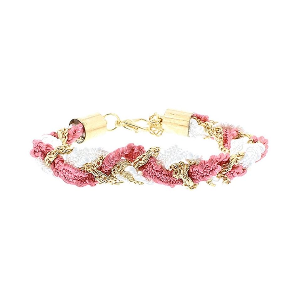 PULSERA TRENZADA CADENA CORDÓN