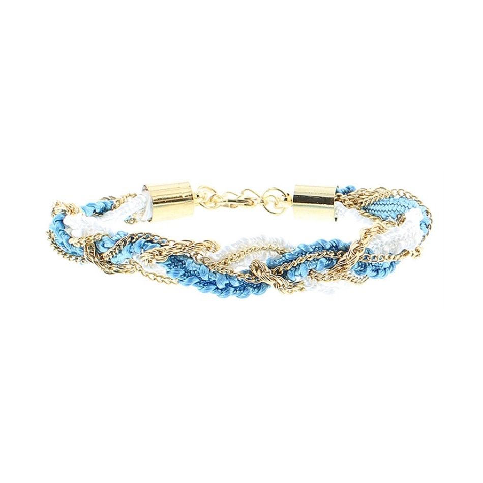 PULSERA TRENZADA CADENA CORDÓN