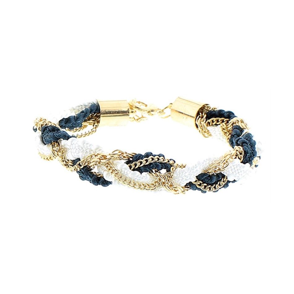 PULSERA TRENZADA CADENA CORDÓN